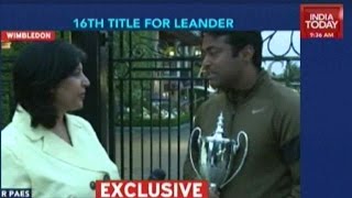 Exclusive Leander Paes On Winning Wimledon Mixed Doubles Title [upl. by Uv]