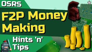 Best OSRS MONEY MAKING Guide for F2P Ironmen 2021 [upl. by Alfeus671]