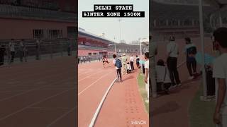 DELHI STATR SCHOOL GAMES amp INTER ZONE 1500 M shorts viralshorts viralvideos 1600m [upl. by Prem]