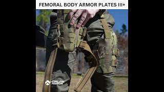 HOPLITE ARMOR FEMORAL BODY ARMOR PLATES III 19520 [upl. by Siuqramed170]