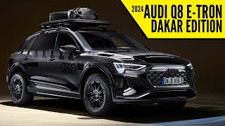 2024 Audi Q8 etron Dakar Edition in Mythos Black Metallic  A Closer Look  AUTOBICS [upl. by Oiruam874]