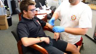 Lifeguarding Drill Headtotoe Exam Series 3 of 3 EXTREMITIES [upl. by Helli]