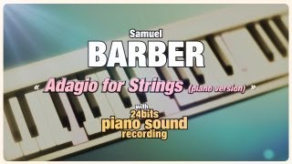 How to play Adagio for strings  piano Barber [upl. by Dominy204]