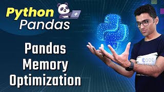 Python Pandas Tutorial 15 Handle Large Datasets In Pandas  Memory Optimization Tips For Pandas [upl. by Skcirdnek54]