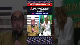 🔴LUAR BIASA STATEMENT SEPERTI ITU KITAPUN KAGET quot ROBITHOH ALAWIYAH [upl. by Ecraep]