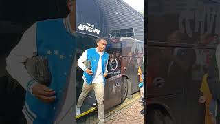 Huddersfield Town vs Exeter City Players Arrival 💙🤍 htafc huddersfieldtown football shorts [upl. by Thalassa]