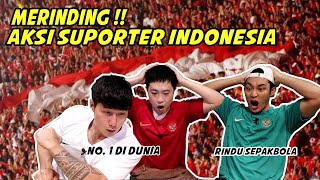 REAKSI OPPA KOREA SUPOTER SEPAK BOLA INDONESIA NO 1 DI DUNIA  RINDU SEPAK BOLA [upl. by Yelak]