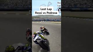 Rossi vs Pedrosa last lap motogp playstation2 ps2 gamemotogp pedrosa rossi playstation viral [upl. by Aiela]