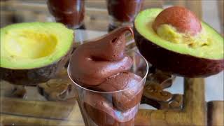 SUPER HEALTHY Chocolate Avocado Frosting [upl. by Milson]