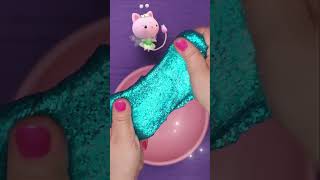 Glittery Mermaid Slime  DIY for Kids  GABBYS DOLLHOUSE [upl. by Nitnelav]