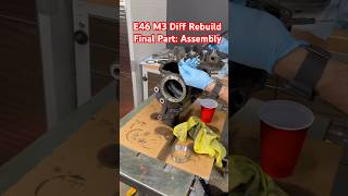 How to rebuild a limited slip differential on a BMW E46 M3 shorts [upl. by Ydnes]