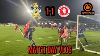 Aveley 11 Welling United Elliot Long to the rescue Match Day Vlog [upl. by Rhonda]