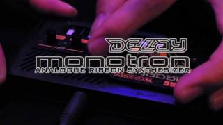 Korg Monotron Delay Analogue Ribbon Synthesizer at Soundsliveshopcom [upl. by Lynea]