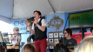 Set It Off  Nightmare  live acoustic  Vans Warped Tour 2013 Buffalo [upl. by Airyk]