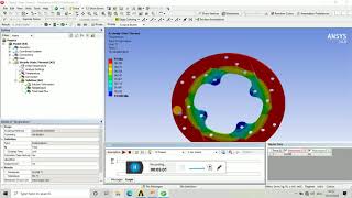 Brake disc analysis in Ansys workbench [upl. by Grier94]