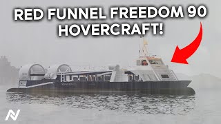 ROBLOX  Red Funnel Freedom 90 Hovercraft Crossing  Southampton  Isle of Wight [upl. by Marlin]