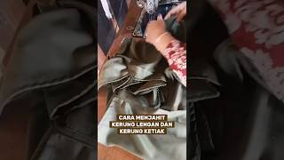 Cara menjahit kerung lengan dan ketiak ❤️ penjahitpemula polabaju jahitdress music jahit pola [upl. by Sabu906]