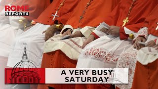 This weekend at the Vatican A very busy Saturday [upl. by Ethelda]