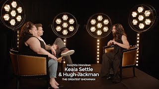 Conchita meets Keala Settle amp Hugh Jackman THE GREATEST SHOWMAN Interview [upl. by Notnirb]