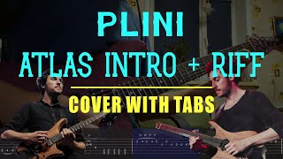 Plini  Atlas intro amp riff cover  WITH TABS [upl. by Severin]