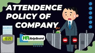 Attendance policy of Company Hrhelpboard [upl. by Elauqsap]