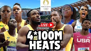 4100M Relay Heats LIVE Paris 2024 Olympics Watch Party [upl. by Alanah463]