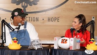 Orlando Brown Jr and the Freestore Foodbank prep for Taste of the Bengals  Bengals Beat Podcast [upl. by Harpp]