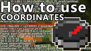 Minecraft Coordinates Explained 120 [upl. by Andria437]