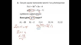 10 SINIF FONKSİYON SORUSU [upl. by Liddle]