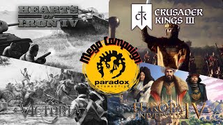 Paradox Mega Campaign Day 1 in Europa Universalis 4 Live Stream [upl. by Osi]