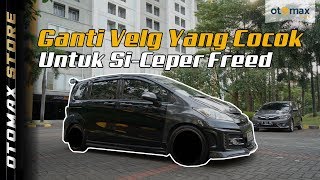 Ganti Velg Mobil Honda Freed Ceper Pakai Velg Rays TE37 Ring 17  by otomax [upl. by Nivi]