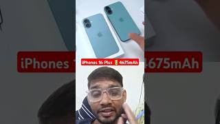 iPhone 16 Plus Unboxing and Battery mAh Shorts iphone16plus [upl. by Tristam179]