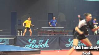 Ma Long and Zhou Yu training at WSA for WTTC 2013 [upl. by Oek]