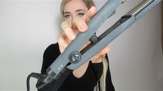 How To Crimp Hair Using A Straightener  LifeOfMeganandLiz [upl. by Airakaz]