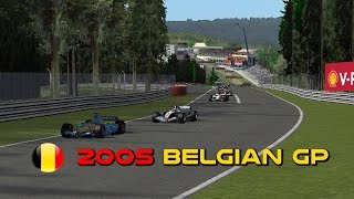 F1 Challenge 2005  Belgian GP Back to Front [upl. by Zoldi178]