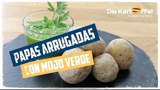 Spanische Spezialität Papas Arrugadas mit Mojo Verde [upl. by Ainotahs]