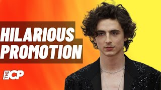 Timothée Chalamet hilariously promotes Wonka in new SNL promo  The Celeb Post [upl. by Vange808]