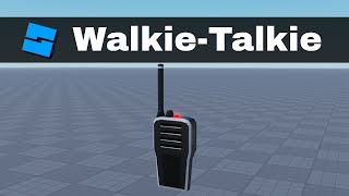 Talk With Other People Through WalkieTalkie Voice Chat  Roblox Studio Audio API Tutorial [upl. by Hawker]