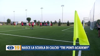 Nasce la scuola di Calcio quotTre Ponti Academyquot [upl. by Isaak]