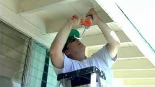 How to Paint Roof Eaves  Caulking Roof Eaves [upl. by Nozicka]