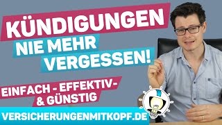 Kündigungen RICHTIG schreiben und NIE mehr vergessen  einfach  effektiv  günstig [upl. by Eisnyl]