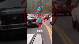 Man Challenges Bison at Yellowstone Instantly Regrets It buffalo beast wildanimal wildlife yt [upl. by Hutt725]