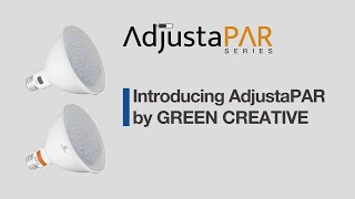 AdjustaPAR Lamps Introduction Video [upl. by Yrrot]