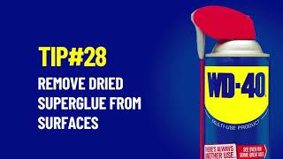 How To Remove Dried Superglue From Surfaces Using WD40 MultiUse Product [upl. by Anevad]