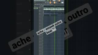 ache  emawk outro beat flstudio tiktok remix [upl. by Nnylatsirk]