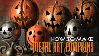 How to Make Metal Art Pumpkins [upl. by Gyasi]