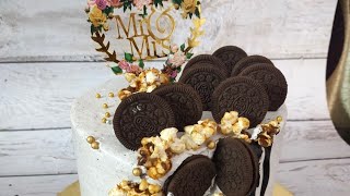 CASCADING OREO CAKE WITH POPCORN [upl. by Akinit]