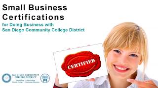 Small Business Certification Part 1 [upl. by Alburga299]