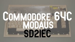 Commodore 64C modaus SD2IEC ja videoliitäntä [upl. by Cedell]