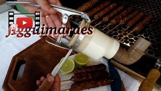 Como Fazer Maquina de preparar Kafta com Espremedor de Batatas [upl. by Iris555]